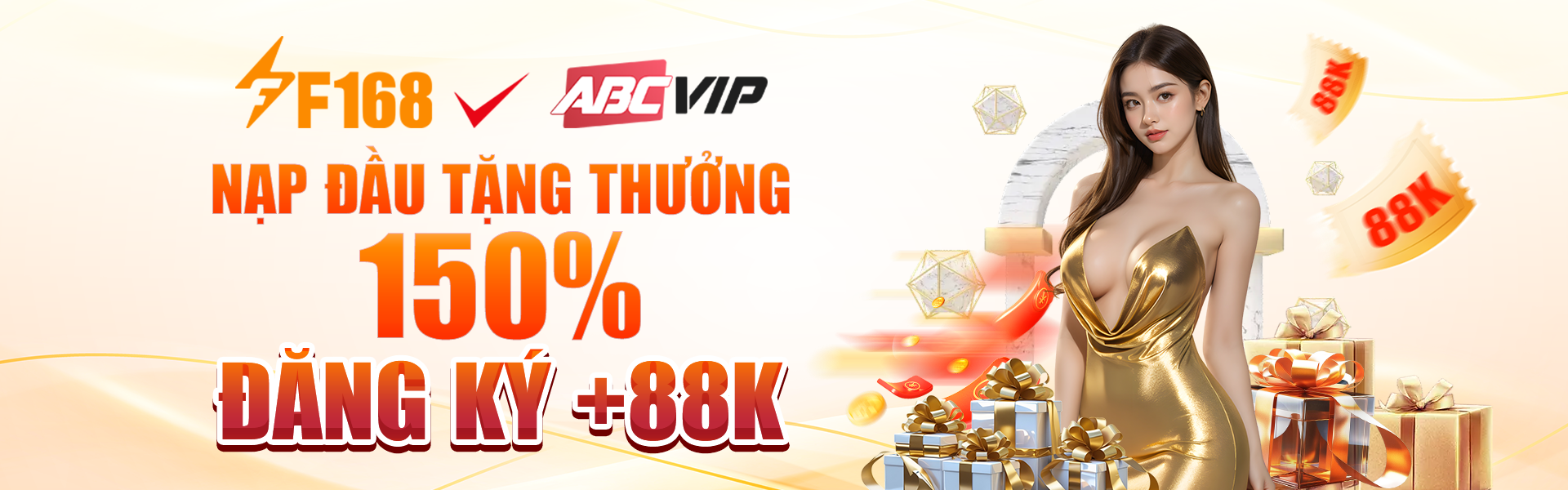 F168 Nạp đầu tặng thưởng 150%